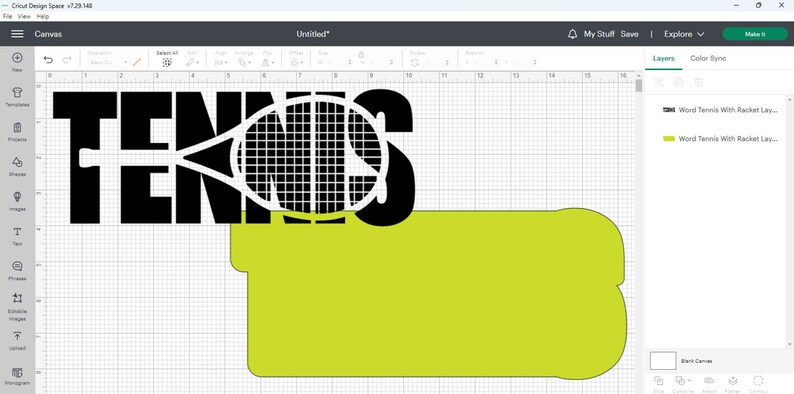 Lettering On Racket Word Sports Clipart: Black Word
