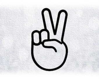 clipart vector graphics cut files svg jpg ping cricut silhouette cameo funny subversive for tshirt decal Fuck you hand gestures