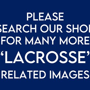 Sports Clipart: Split Crossed Lacrosse Sticks and Ball Space for Name Frame to Personalize Players. Teams - Digital Download svg png dxf pdf bild 9