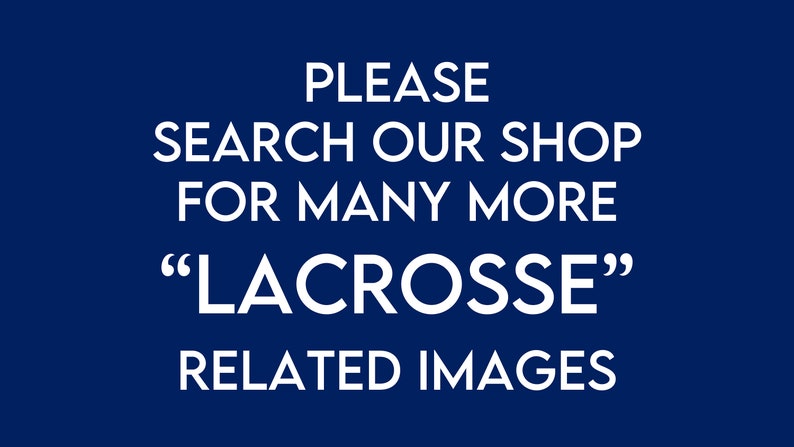 Sports Clipart: Split Crossed Lacrosse Sticks and Ball Space for Name Frame to Personalize Players. Teams - Digital Download svg png dxf pdf bild 9
