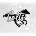 Sports Clipart: Black Script