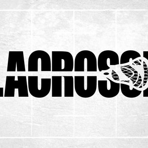 Sports Clipart: Black Word "Lacrosse" with Cutout Lacrosse Stick - Players, Teams, Coaches, Parents - Digital Download svg png dxf pdf