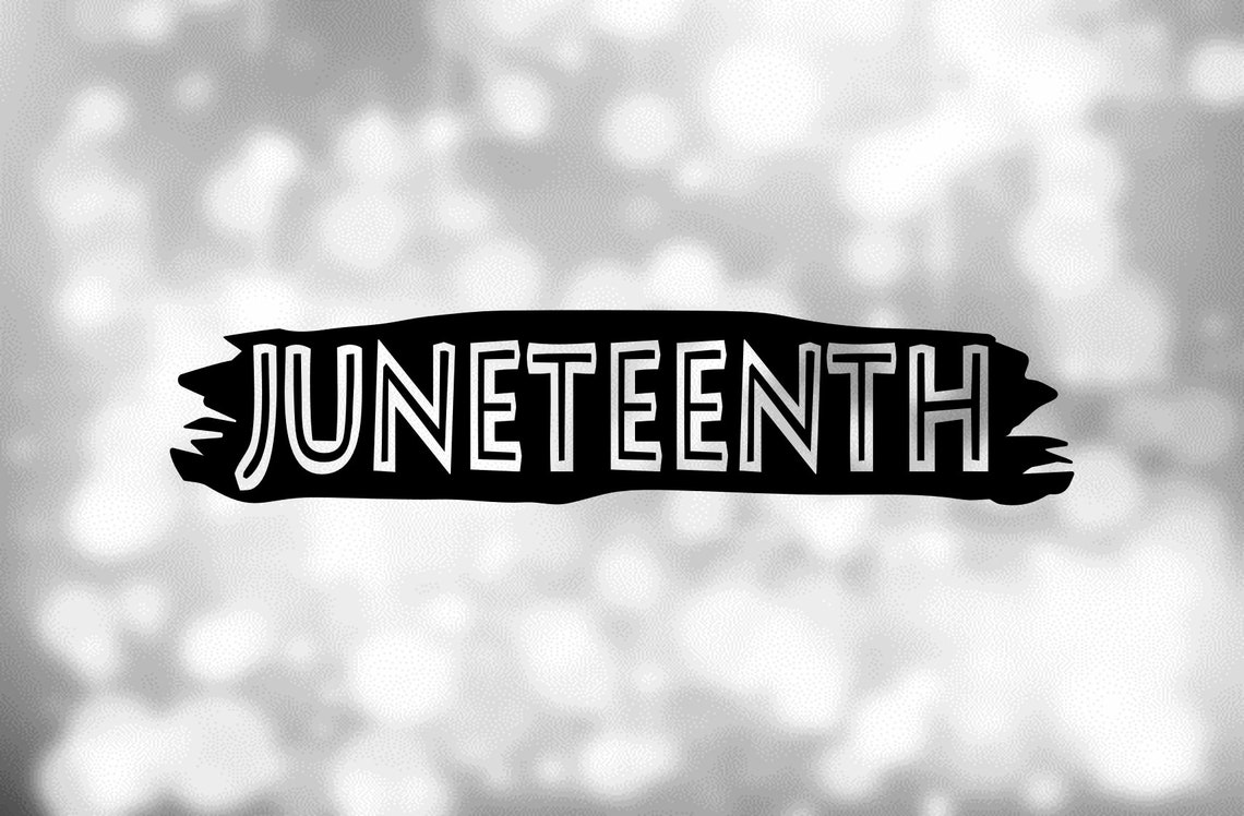 Download Clipart for Causes: Word Juneteenth in African | Etsy