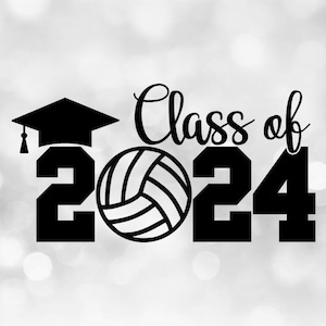 Educational Clipart: Black Words class of 2024 in - Etsy