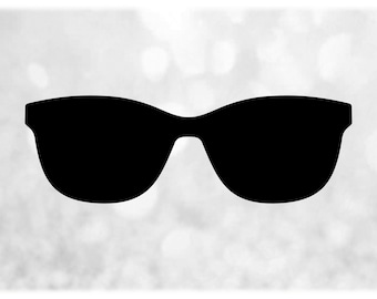 People Clipart: Simple Easy Black Sunglasses Sun Glasses Frames with Dark  Lenses for Cool Styling Digital Download svg png dxf pdf
