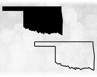 Oklahoma Outline - Etsy