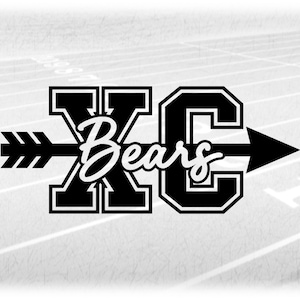 Sports Clipart: Thick Black Varsity Letters 