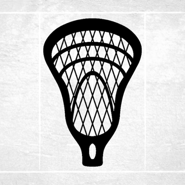 Sports Clipart: Bold Black Top Part of "Lacrosse" Stick, Lacrosse Net - Players, Teams, Coaches, Parents - Digital Download SVG & PNG