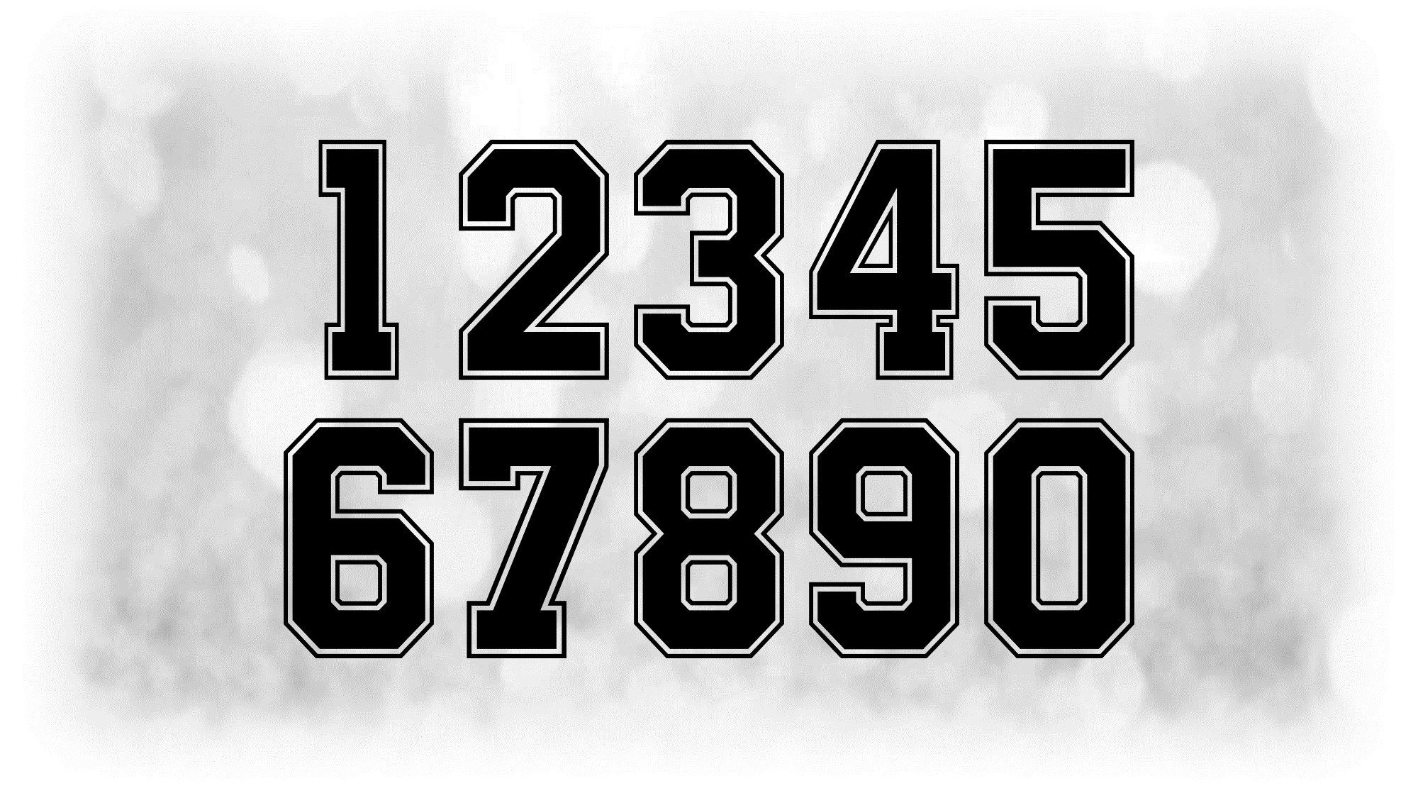 Jersey Number Stencil – sheyb