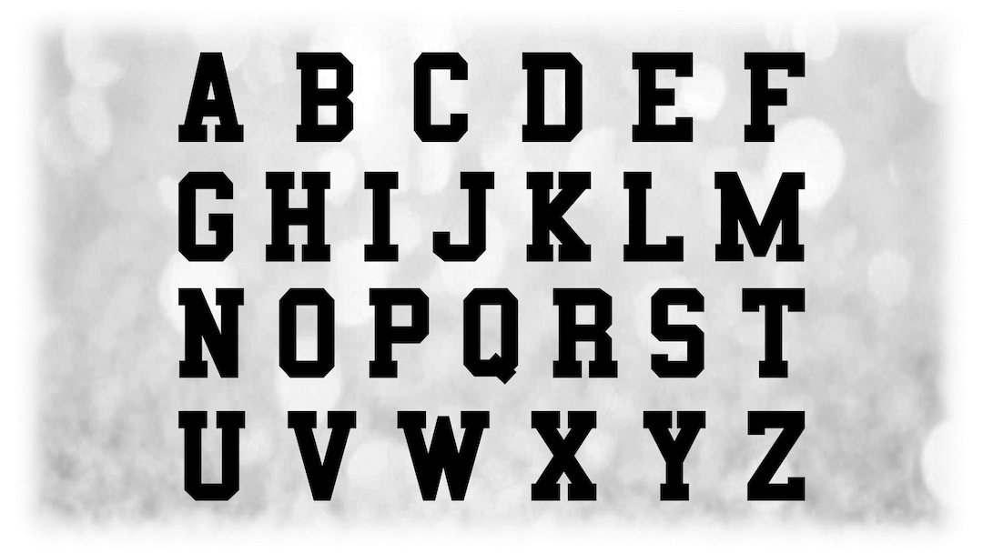 スポーツ クリップアート: 1 枚のシートにまとめられたアルファベット