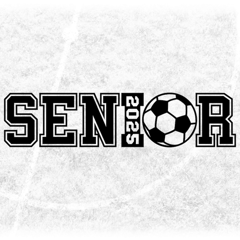 Soccer Player Senior 2025 Etsy