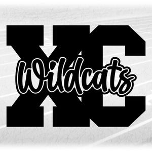 Sports Clipart: Thick Black Varsity Letters 