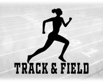 African American Female Track Runner Png - Etsy