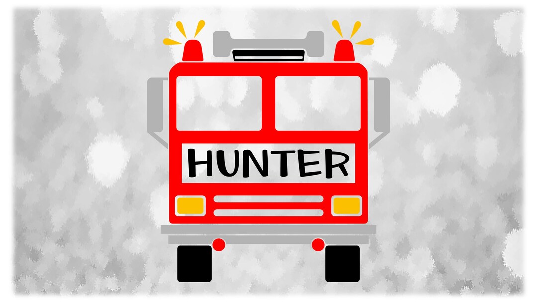 Shape Clipart: Simple Easy Fire Engine or Truck Emergency Vehicle With ...