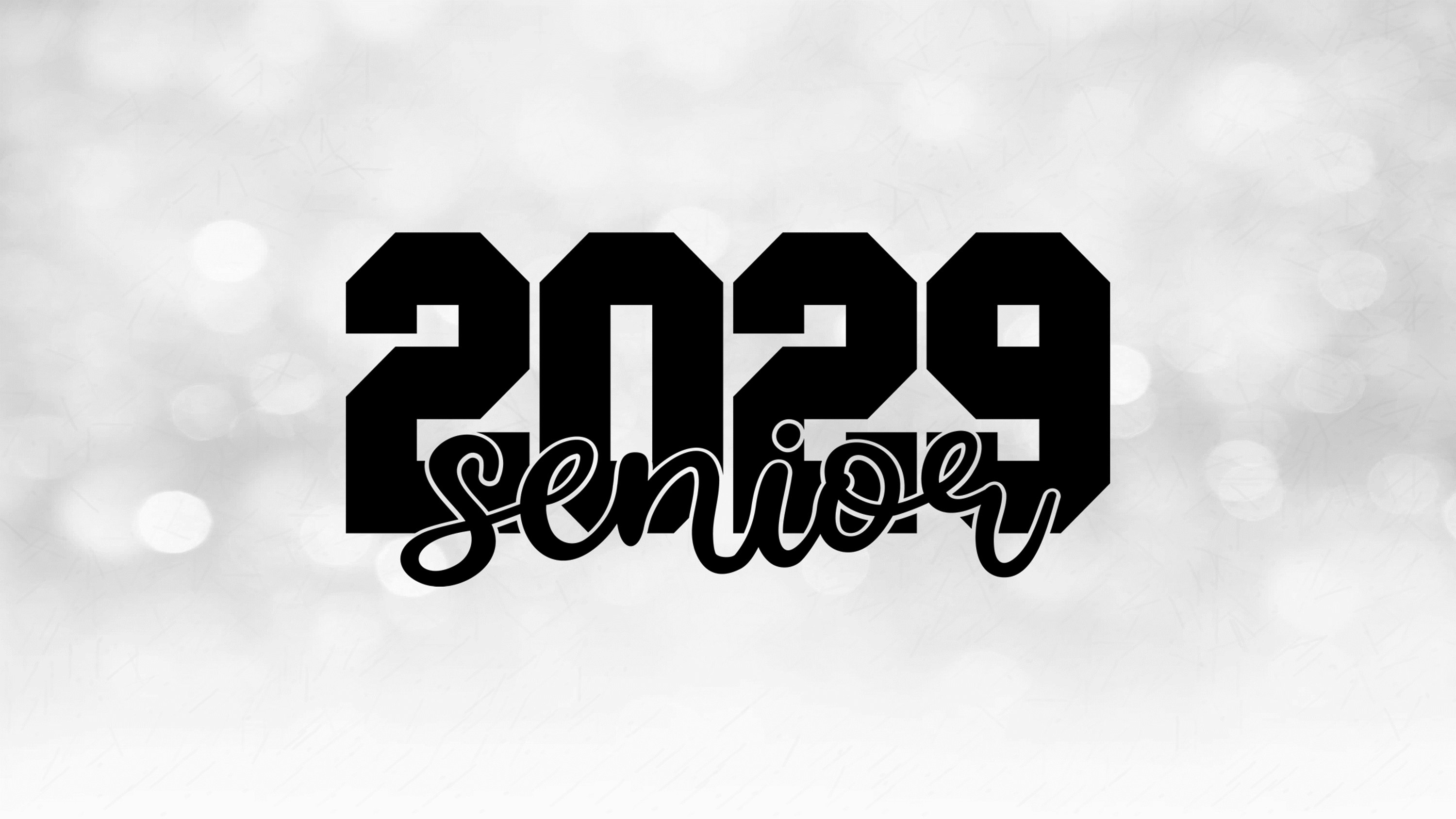 Educational Clipart: Bold Black College Varsity Style Year 2029 With ...