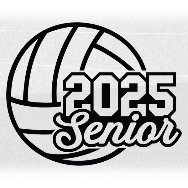 Senior Volleyball 2025 Svg Etsy - Il 600x600.6002042770 Da5o