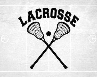 Sports Clipart: Two Double Crossed Realistic Lacrosse Sticks | Etsy