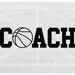 Sports Clipart: Black Word coach in Collegiate - Etsy