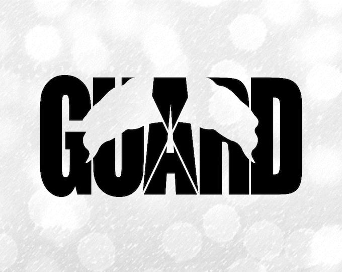 Color Guard SVG Cut File, Color Guard Flags SVG, Winter Guard Svg ...