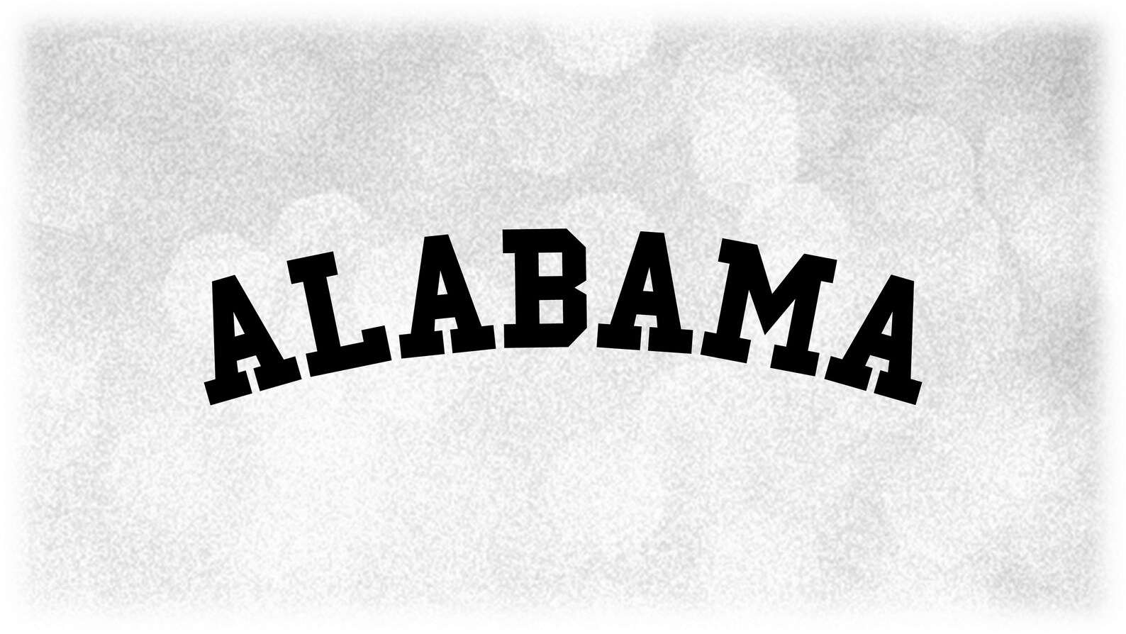 Geography Clipart: Black Arched USA State Name 