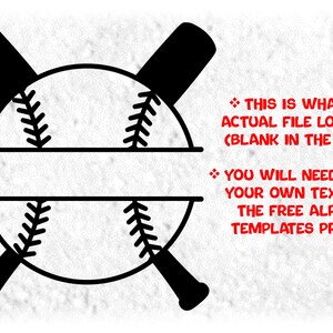 Sports Clipart: Black Outline of Baseball or Softball With Crossed Bats ...