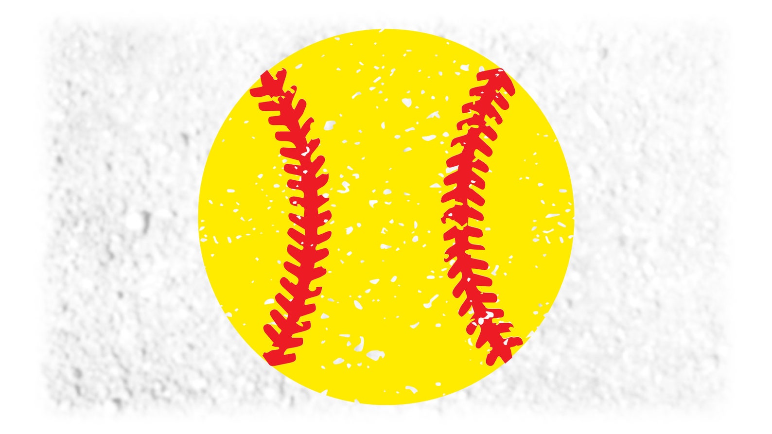 Sports Clipart: Large Round Yellow and Red Layered Distressed - Etsy