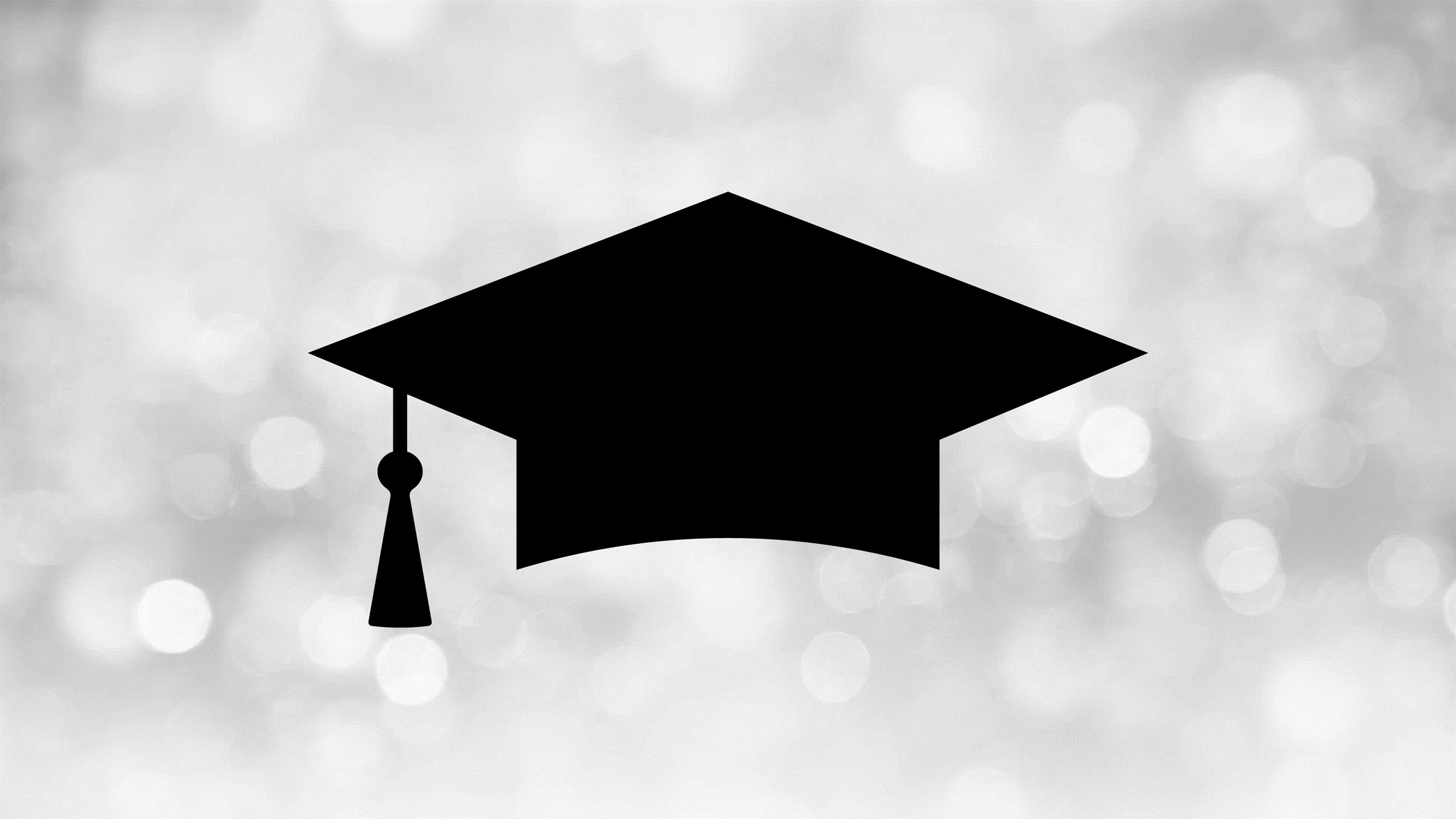 Educational Clipart: Black Graduation Mortarboard Cap and Tassel for School / Senior Class of Graduates - Digital Download svg png dxf pdf