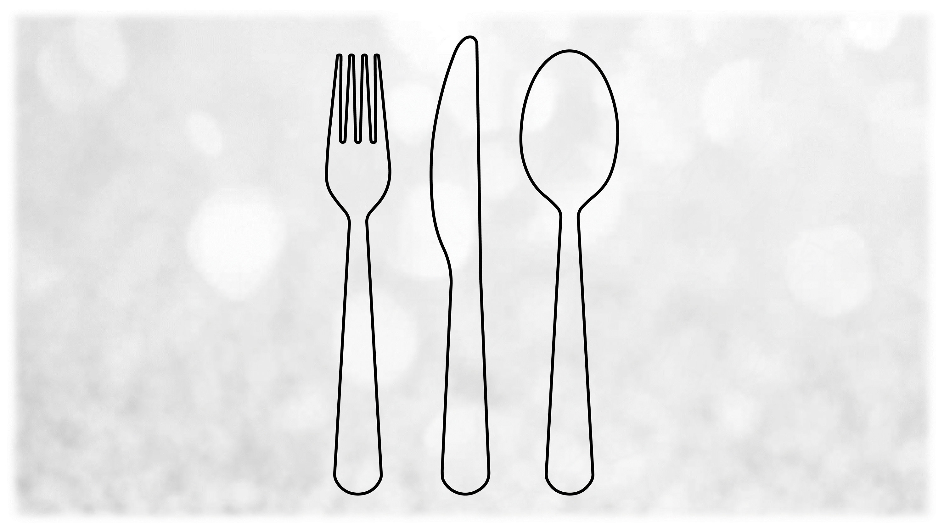 Fork And Knife Drawing