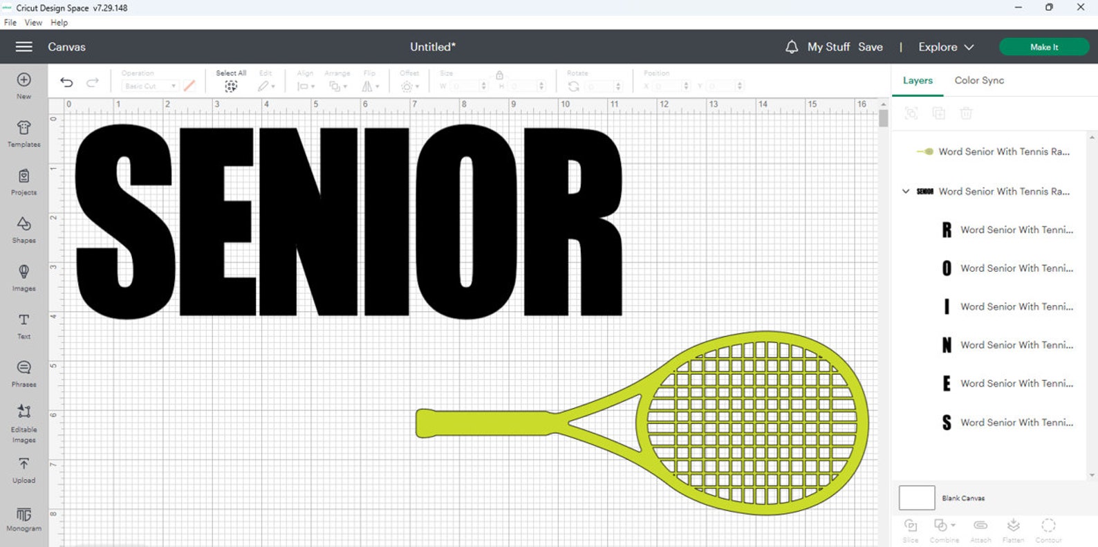 Lettering On Racket Word Sports Clipart: Black Word