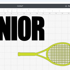 Lettering On Racket Word Sports Clipart: Black Word