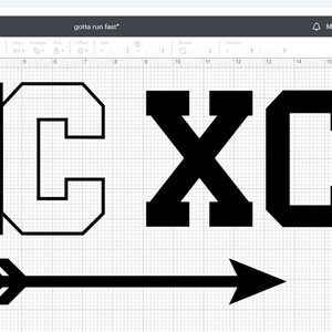 Sports Clipart: Thick Bold Black Letters 