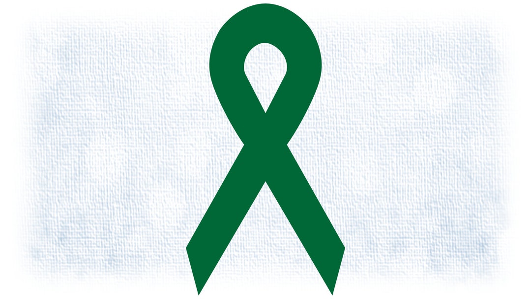 Clipart for Causes Green Awareness Ribbon Major Depression, Bipolar Disorder, Cerebral Palsy