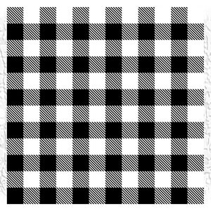 図形クリップアート: 黒/白のバッファローチェック柄の背景 - 白の無地に黒のチェック柄のオーバーレイ デジタルダウンロード SVG および PNG