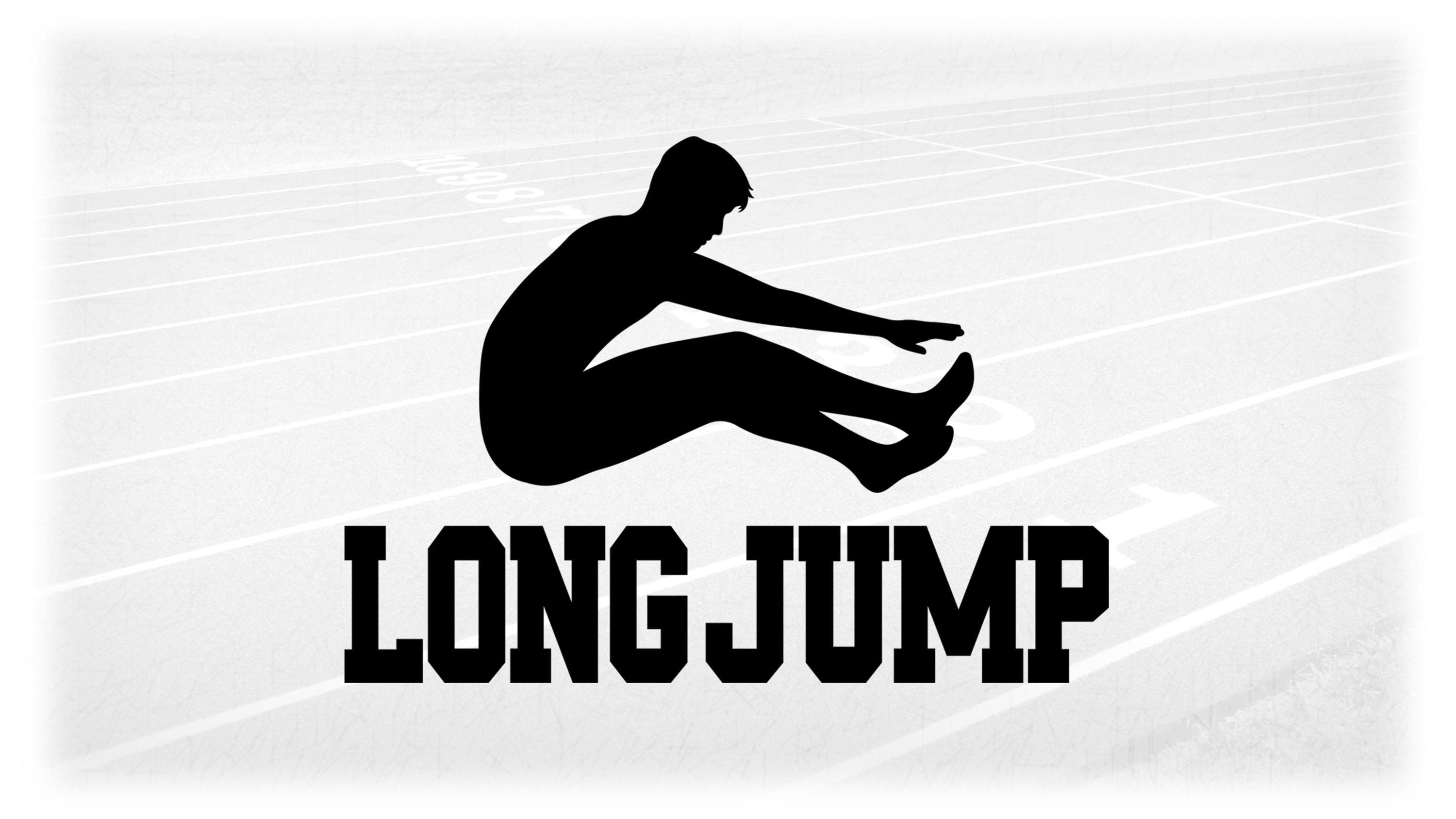 Sports Clipart: Black Track & Field Words 