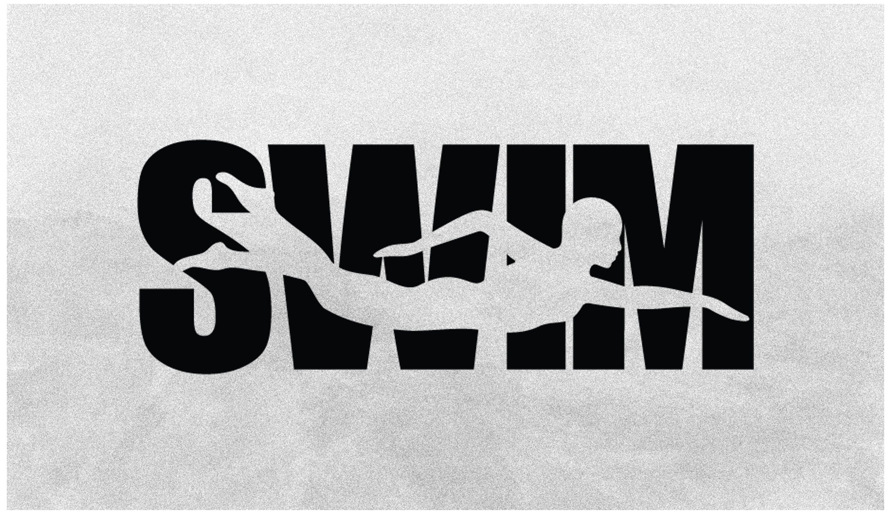 The Word Swim In Huge Letters