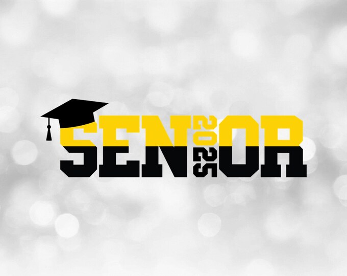 Senior Lettering Yellow This item is unavailable - Etsy