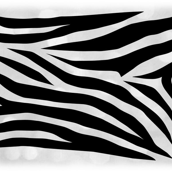 Animal Clipart: Black Zebra Print or Stripe Pattern / Sheet /Background for Zoos, Deserts, Jungles, Africa - Digital Download SVG & PNG