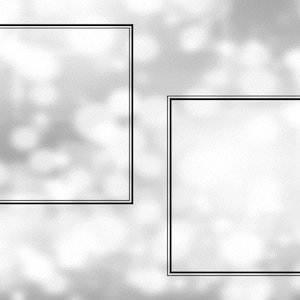 Shape Clipart: Simple Black Frames with Double Compound Line Border Outlines in Basic Rectangle Shapes - Digital Download Formats SVG & PNG