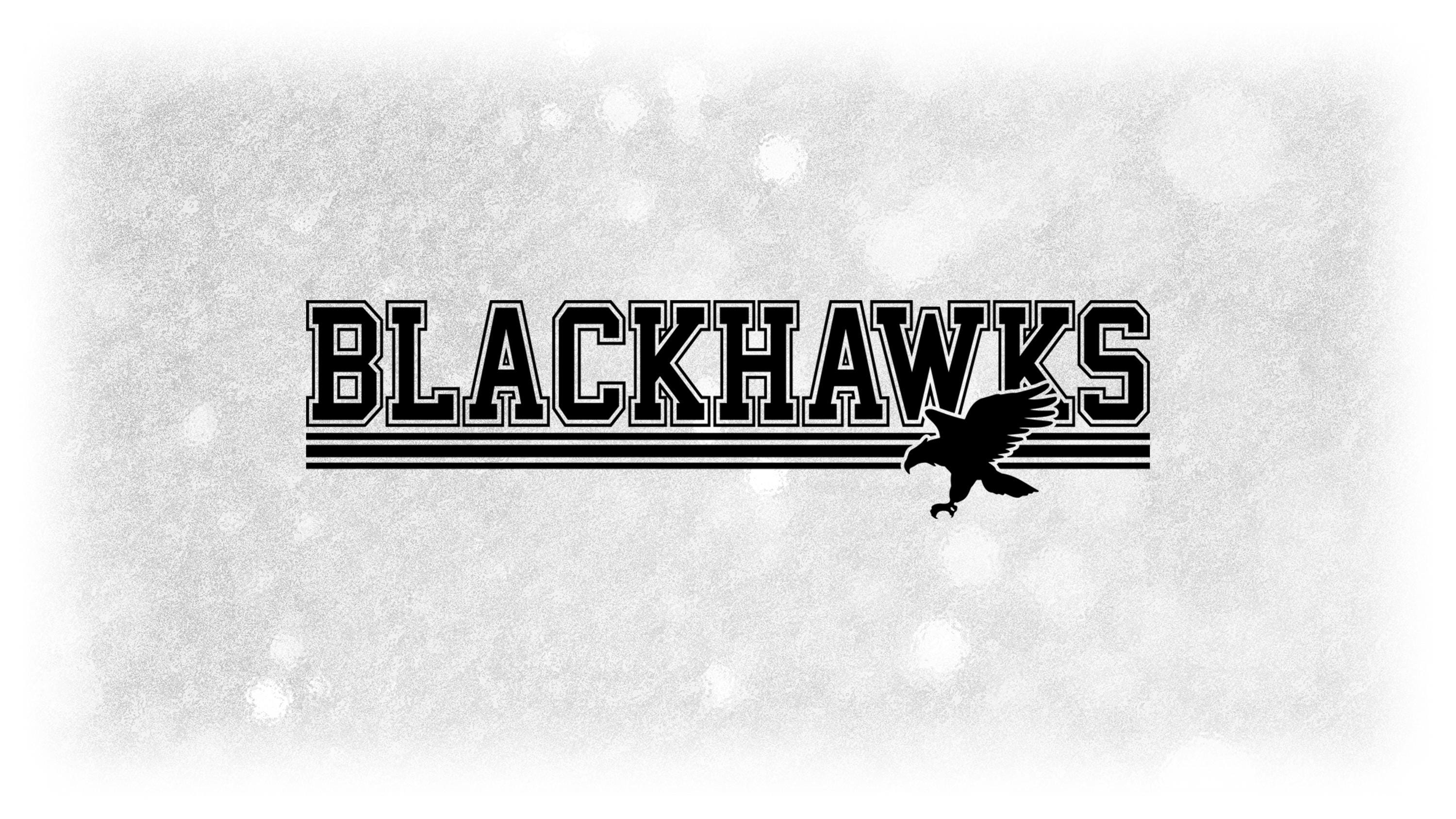 Blackhawks Logo Stencil