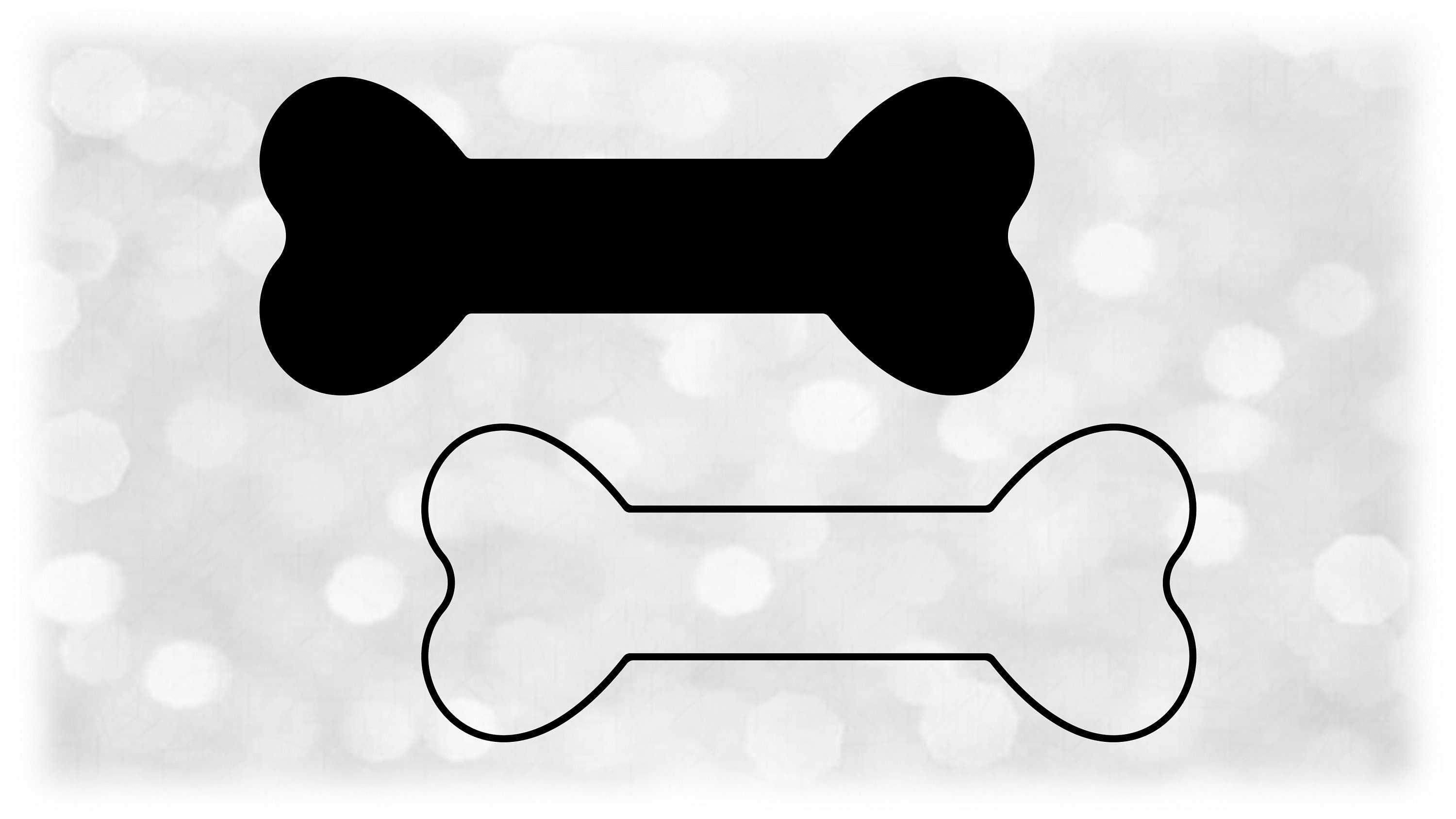 Dog Bone Clipart Outline Of Md