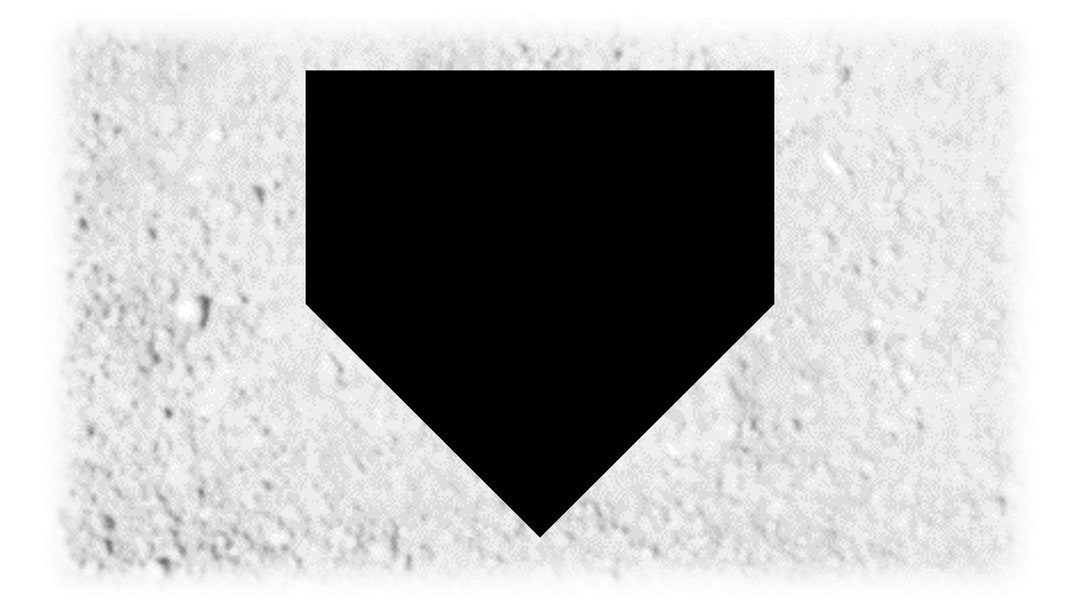 Sports Clipart Black Softball or Baseball home Etsy