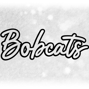 Sports Clipart: Script Cursive Style 