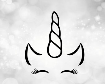 unicorn eyes horn etsy