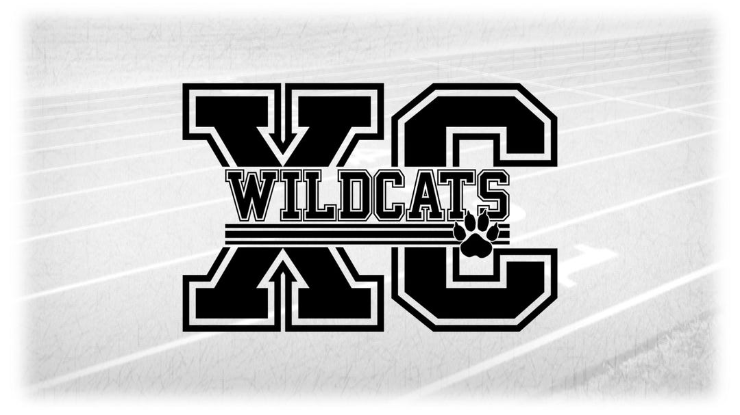 Sports Clipart: Thick Black Varsity Letters 