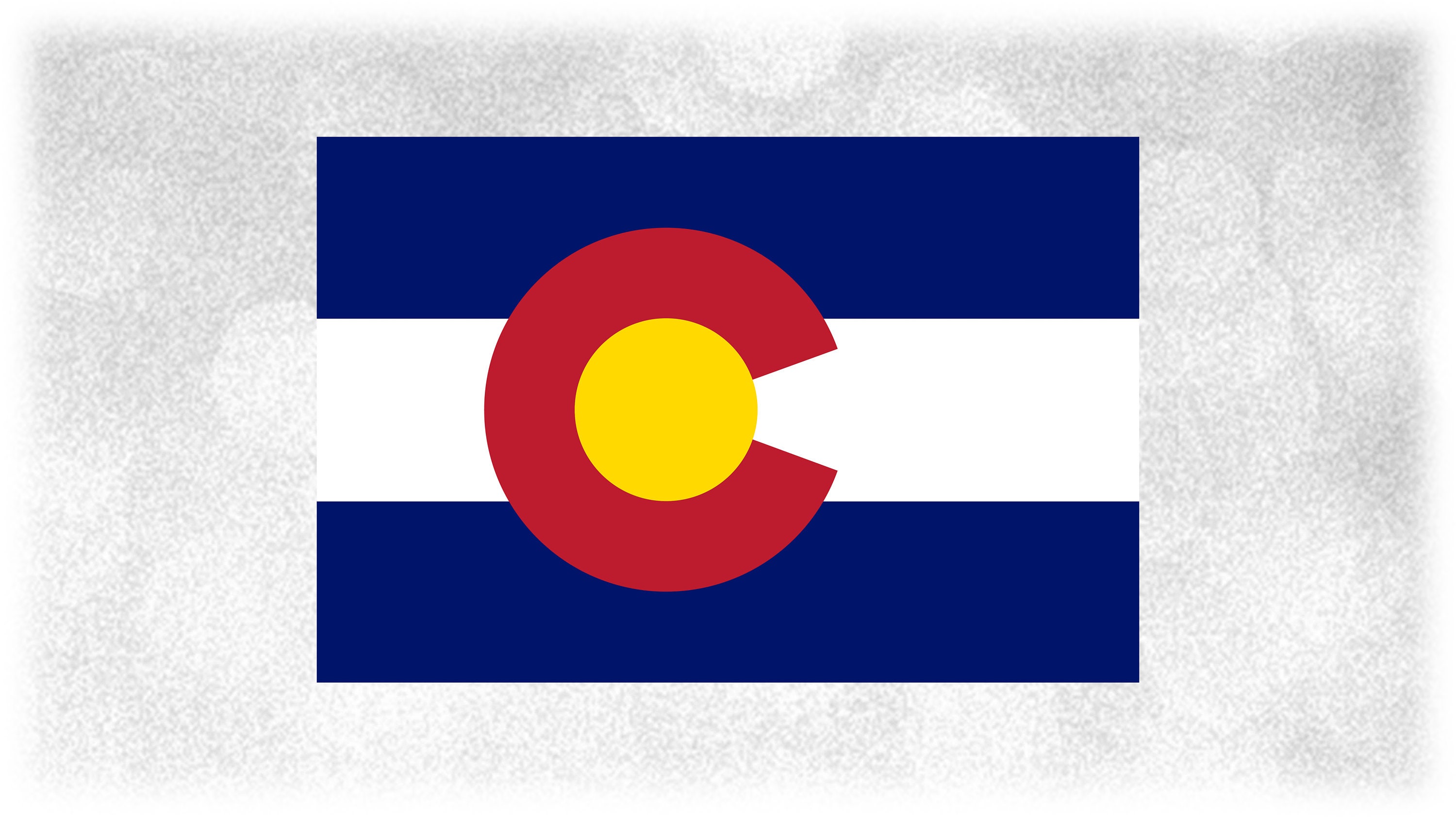 Bandiera Dello Stato Del Colorado Con Confine Del Grunge Illustrazione Bandiera Dello Stato Del Colorado Con Confine Del Grunge Illustrazione