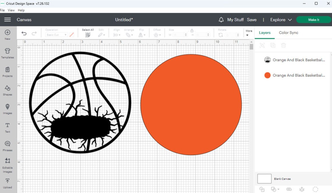 Sports Clipart: Black and Orange Basketball W/cracked Open Name Frame ...