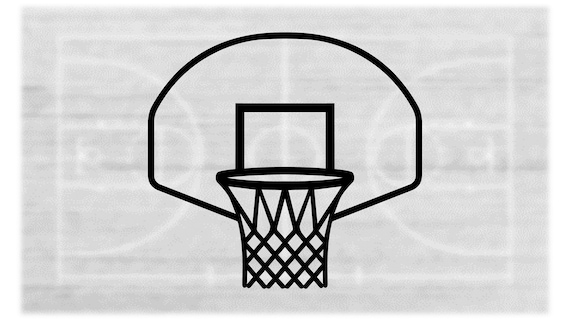 basketball net drawing