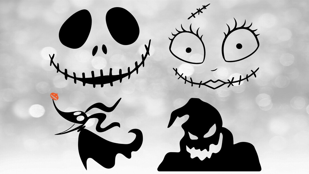 JACK SKELLINGTON THE DOORS PNG CLIPART ILLUSTRATION - Movie Design Bundles