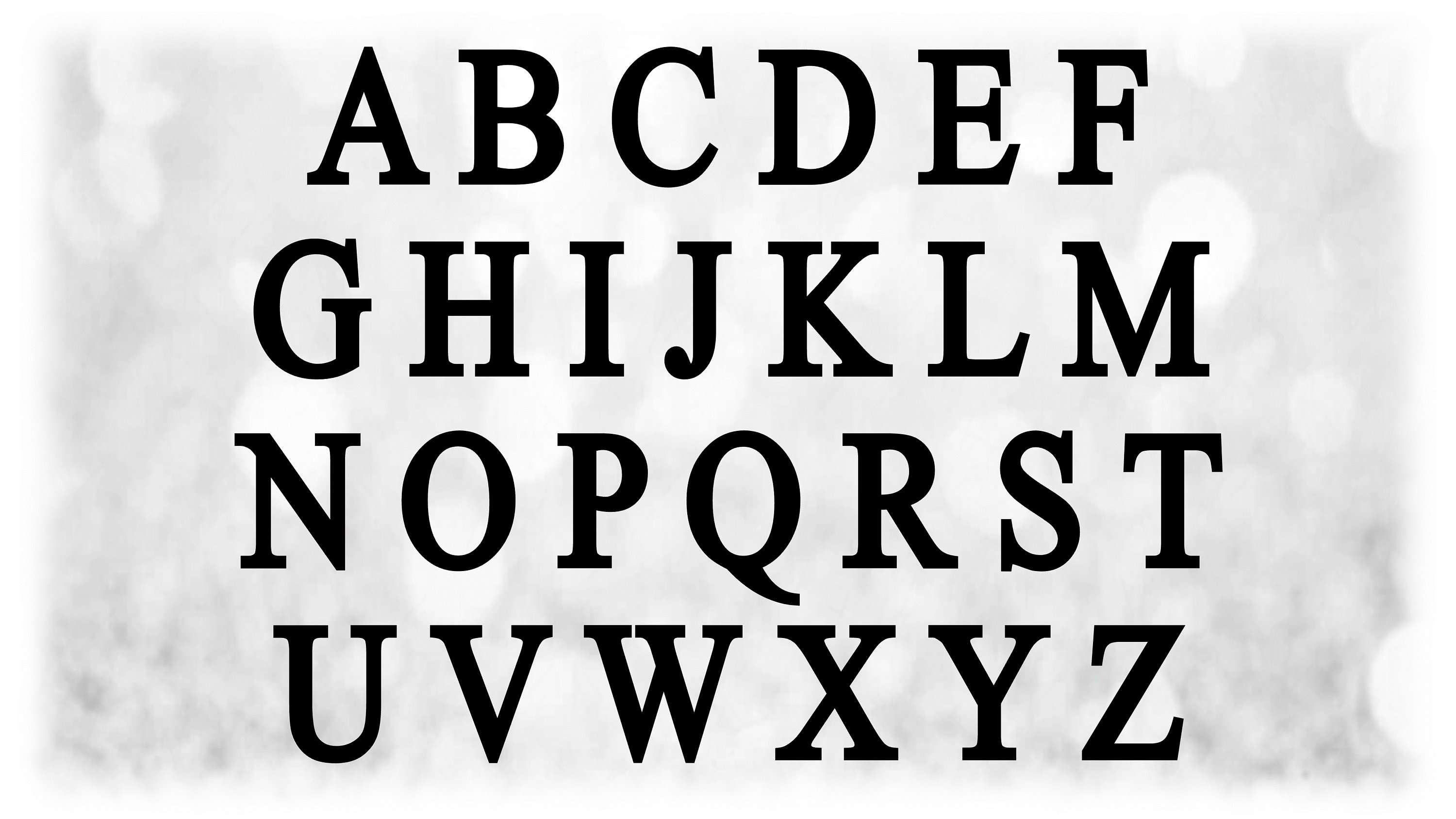Lacupella Happy Birthday Stencil with Script Serif Collegiate Typewriter Fonts