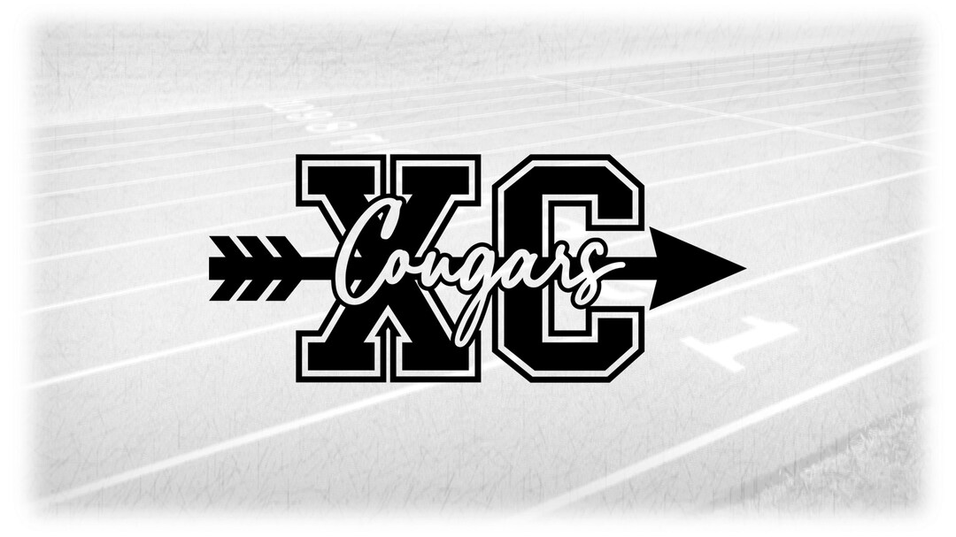 Sports Clipart: Thick Black Varsity Letters 